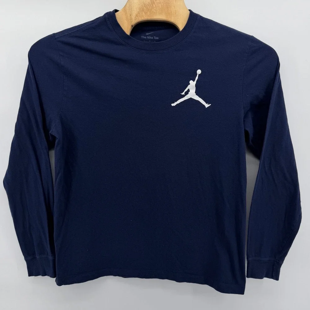 Jordan Dallas Cowboys Dak Prescott Men Large Navy Blue Long Sleeve T-Shirt